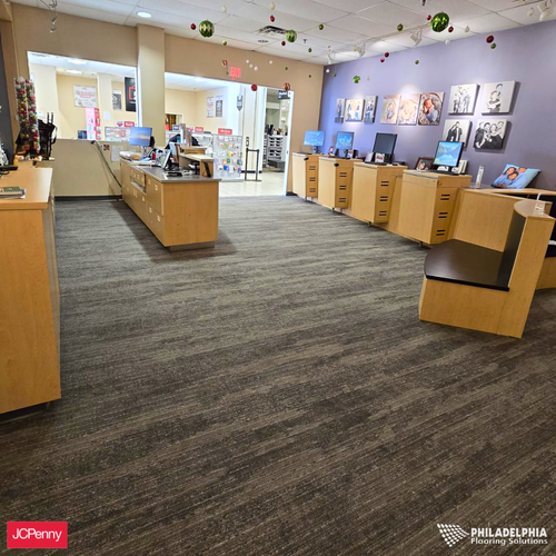Philadelphia Flooring Solutions's commercial flooring work for JC Penney