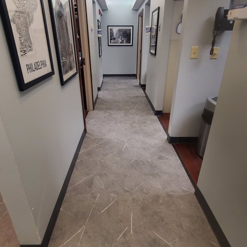City Line dentistry flooring by Philadelphia Flooring Solutions