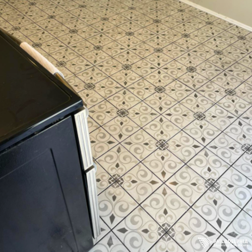 Tile floors in a NJ home by Philadelphia Flooring Solutions
