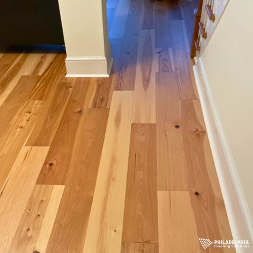 Hardwood flooring in a New Jersey home by Philadelphia Flooring Solutions