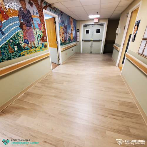 Philadelphia Flooring Solutions Commercial Flooring at York Nursing & Rehabilitation Center