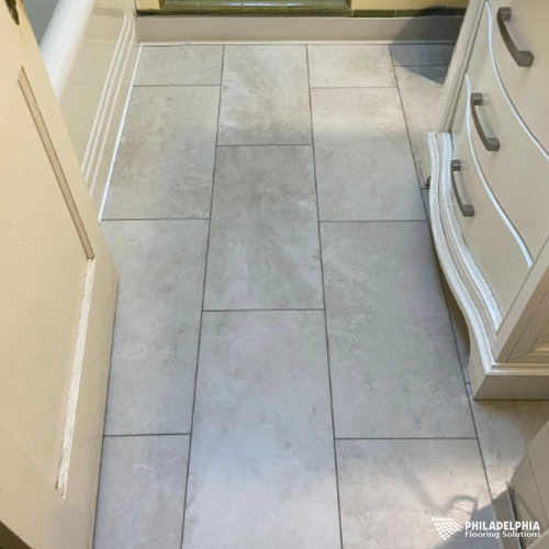 LVT flooring in a New Jersey home by Philadelphia Flooring Solutions