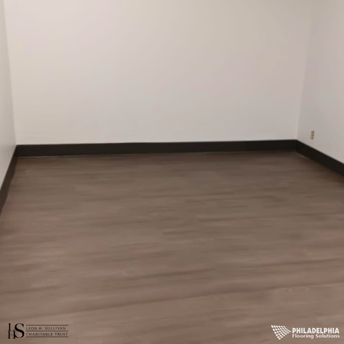Philadelphia Flooring Solutions's commercial flooring work for Leon H Sullivan Charitable Trust