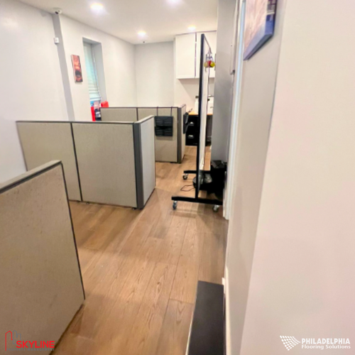 Philadelphia Flooring Solutions's commercial flooring work for Skyline Property Management in Philadelphia, PA