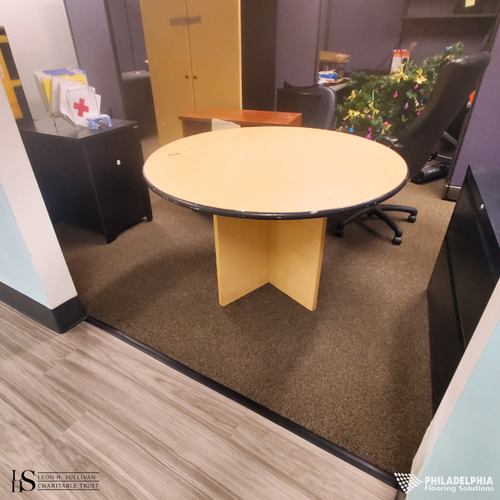 Philadelphia Flooring Solutions's commercial flooring work for Leon H Sullivan Charitable Trust