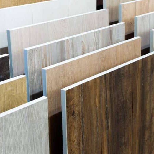 Flooring swatches and products at our flooring showroom in Cherry Hill NJ