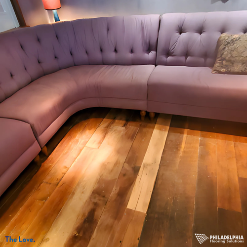 Philadelphia Flooring Solutions's commercial flooring work for The Love in Philadelphia, PA