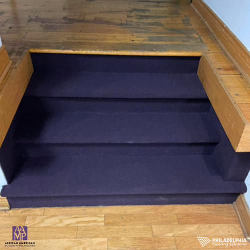 Philadelphia Flooring Solutions's commercial flooring work for African American Museum in Philadelphia