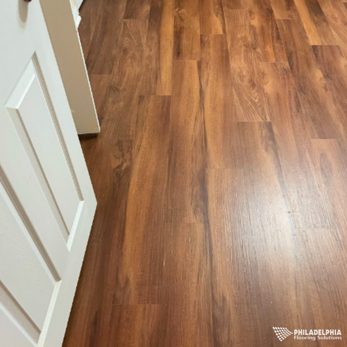 Luxury Vinyl LVP floors in a NJ home by Philadelphia Flooring Solutions