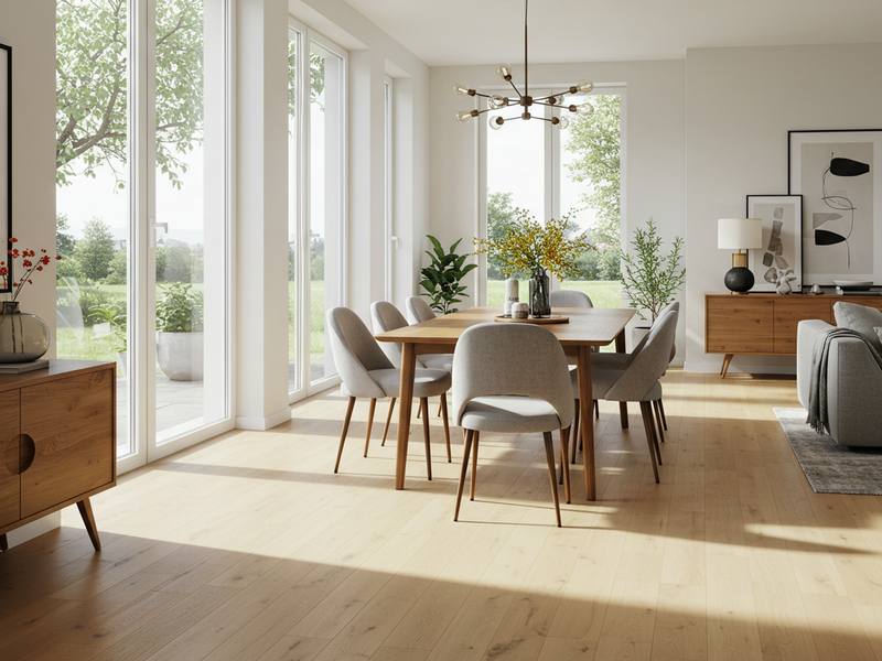 Bright Dining Area with Hardwood Floor in Cherry Hill NJ