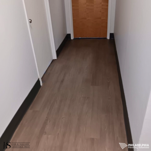 Philadelphia Flooring Solutions's commercial flooring work for Leon H Sullivan Charitable Trust