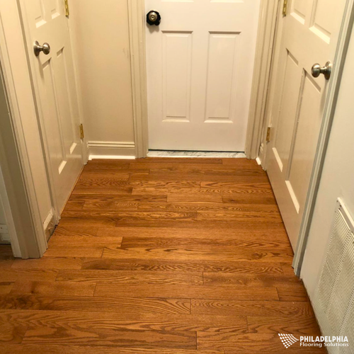 Hardwood flooring in a New Jersey home by Philadelphia Flooring Solutions