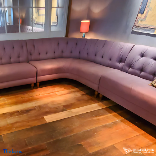 Philadelphia Flooring Solutions's commercial flooring work for The Love in Philadelphia, PA