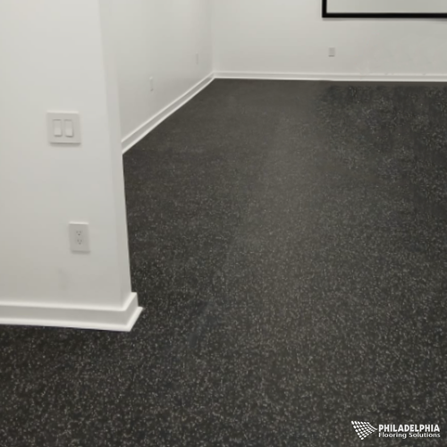 Rubber flooring by Philadelphia Flooring Solutions