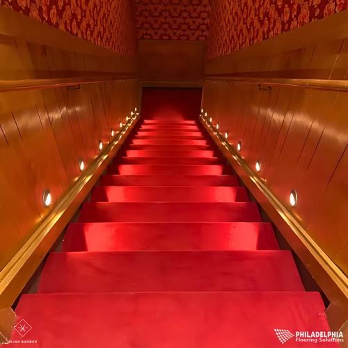 After image of Philadelphia Flooring Solutions's commercial flooring work for Blind Barber Bar in Norris Square, PA