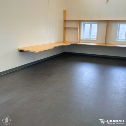 Philadelphia Flooring Solutions's commercial flooring work for Charles Jacquin Et Cie in Philadelphia, PA