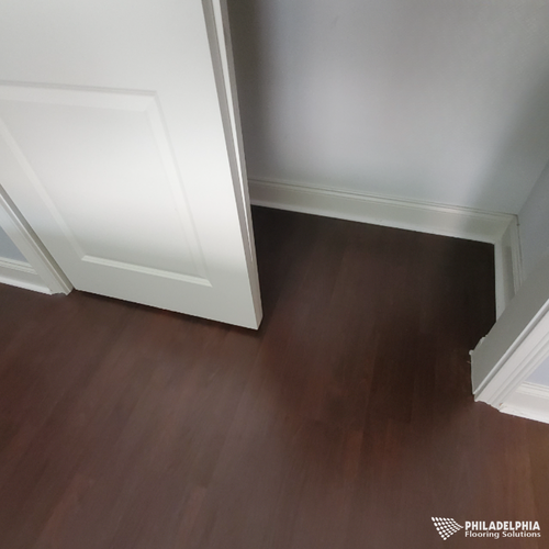 Laminate flooring in a New Jersey home by Philadelphia Flooring Solutions