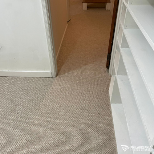 Carpet floors in a NJ home by Philadelphia Flooring Solutions