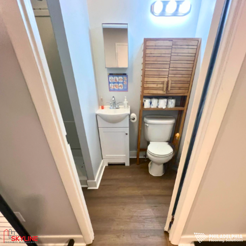 Philadelphia Flooring Solutions's commercial flooring work for Skyline Property Management in Philadelphia, PA