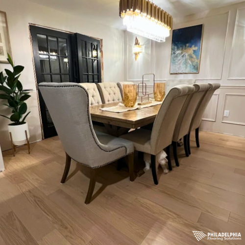 Hardwood flooring in a New Jersey home by Philadelphia Flooring Solutions