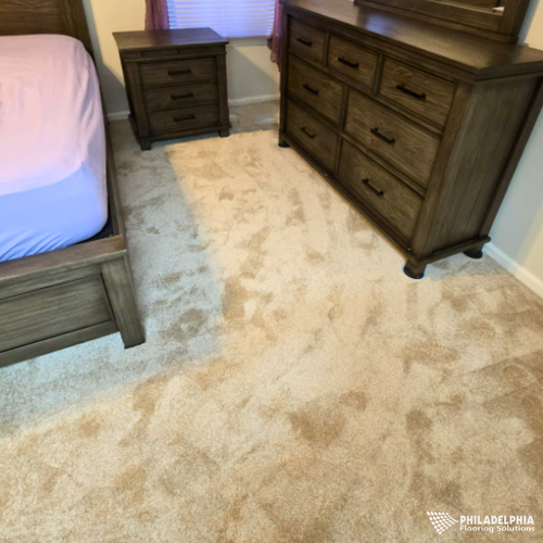 Carpet floors in a NJ home by Philadelphia Flooring Solutions