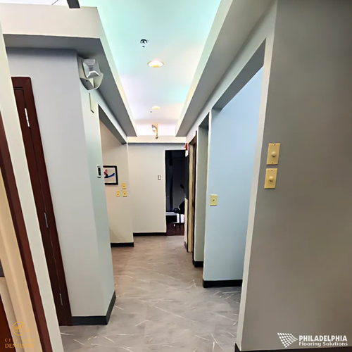 Commercial flooring in a Philadelphia dental office